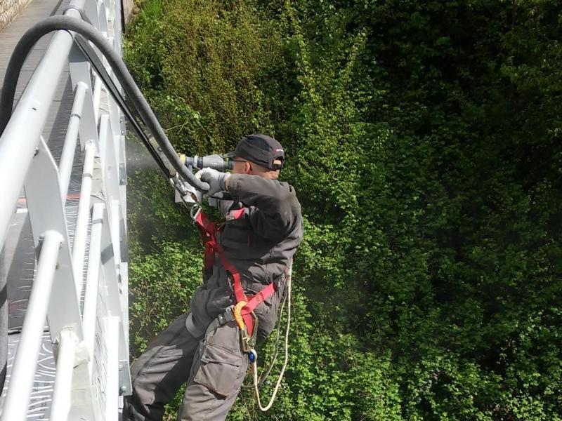 Rénovation peinture pont métallique - INTERVENTION EN HAUTEUR