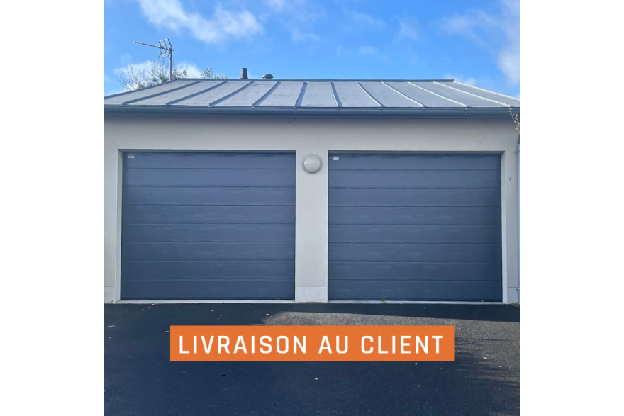 Livraison au client  porte de garage